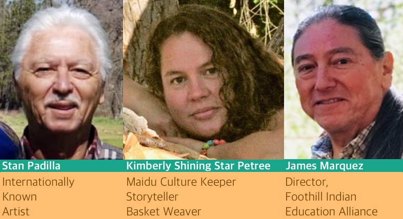 Faces of the three elder/educators